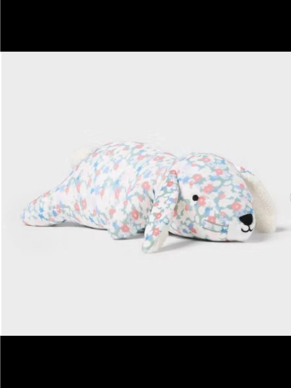 Pillowfort Easter Floral Bunny Weighted Plush Kids Throw Pillow Pillow-fort 21”